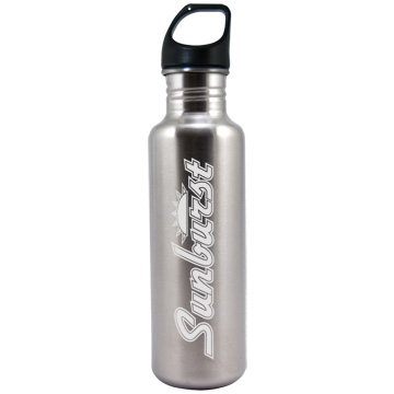 26 ounce stainless steel bottle with custom imprint